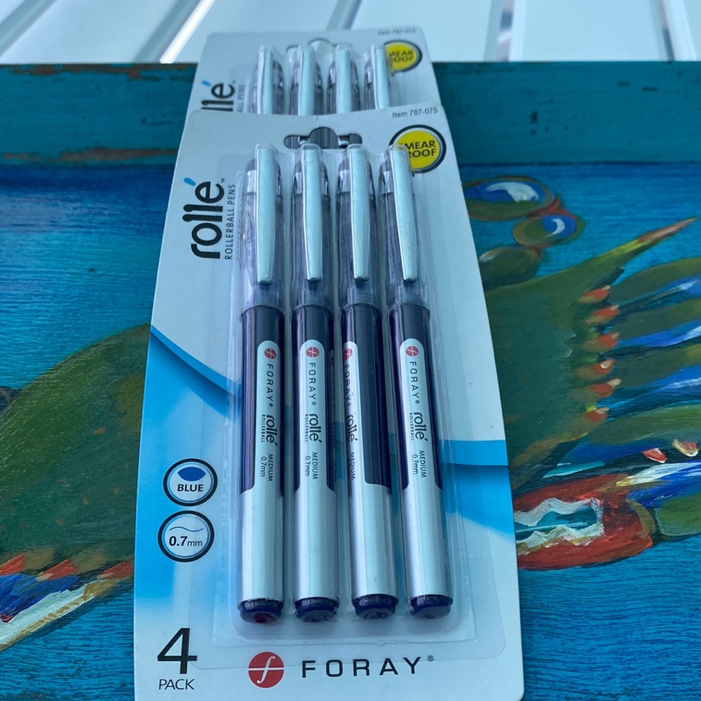 Bundle of Foray Rollerball Pens
